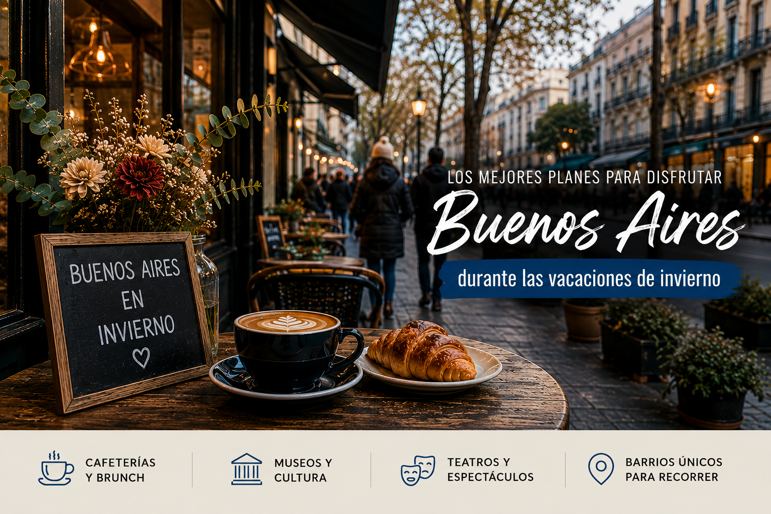 Cafés y paseos para recorrer Buenos Aires en invierno