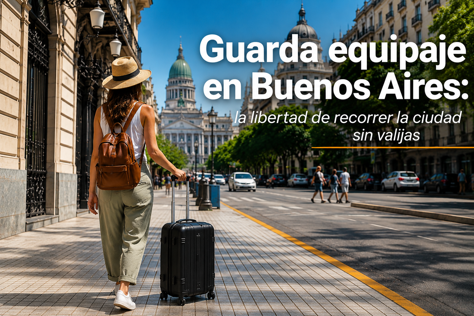 Guarda equipaje en Buenos Aires para recorrer la ciudad con libertad y sin cargar valijas.
