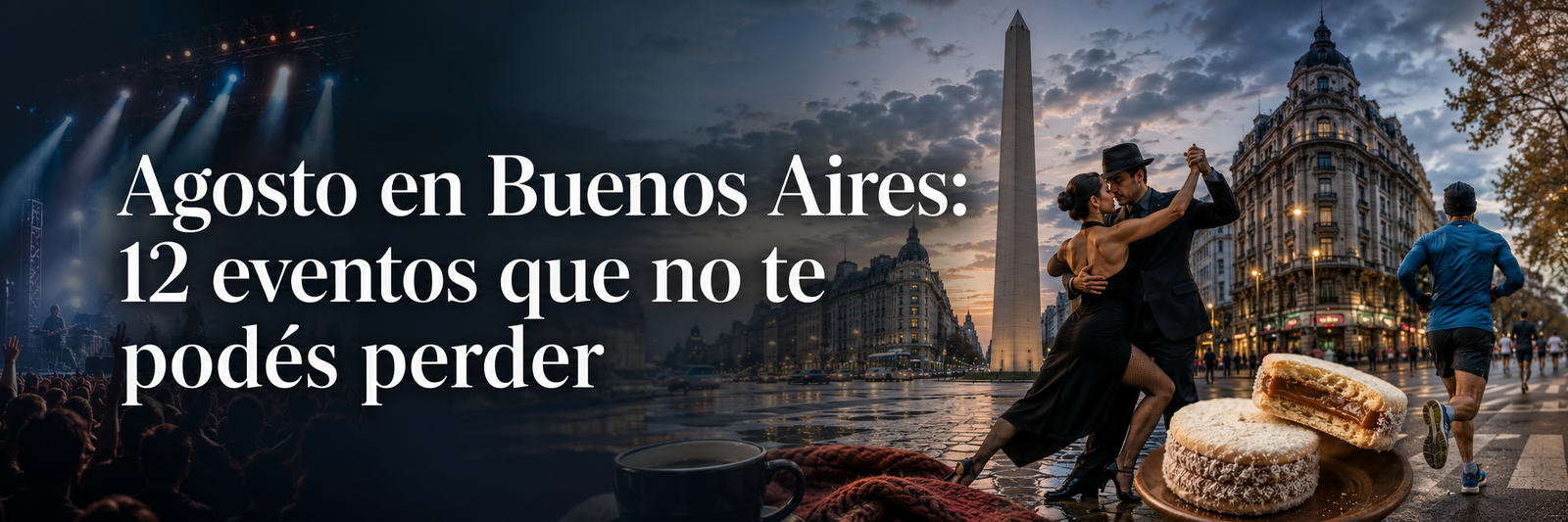 Agosto en Buenos Aires con recitales, tango, maratón y propuestas gastronómicas