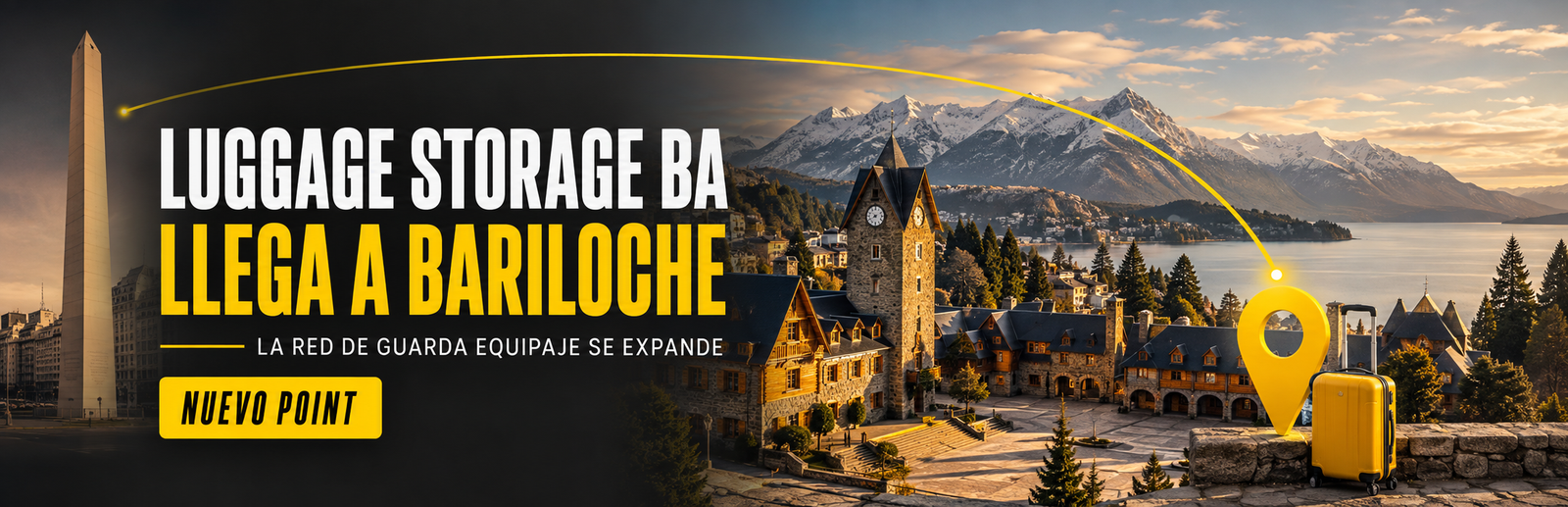 Luggage Storage BA llega a Bariloche y conecta Buenos Aires con su nuevo Point de guarda equipaje en la Patagonia.
